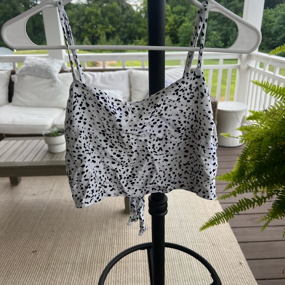 kendall and kylie open back tank top